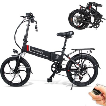 Rower elektryczny Męski/Damski Samebike 20LVXD30-IT 80km 48V 20