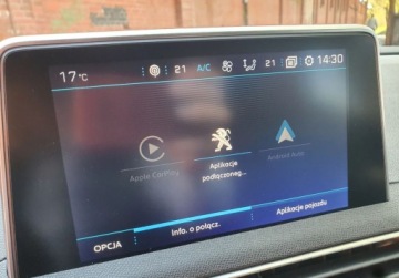 Peugeot 3008 II Crossover 1.6 BlueHDi 120KM 2018 Peugeot 3008 EAT6 GT-line Kamera Serwis GetHelp 1.6 Diesel 120KM, zdjęcie 20