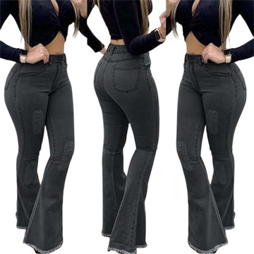 Moda damska Spodnie Dzwony Jeansy