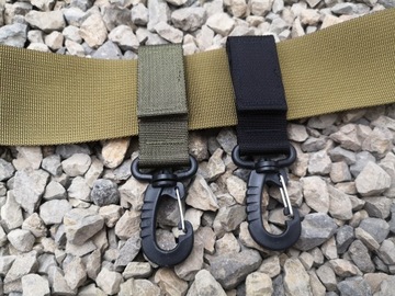 Taktyczny haczyk do pasa paska 50mm karabinek BK