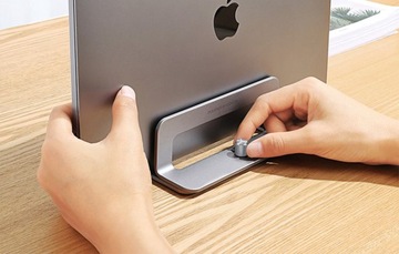 UGREEN СТАБИЛЬНАЯ ВЕРТИКАЛЬНАЯ АЛЮМИНИЕВАЯ РЕГУЛИРУЕМАЯ ПОДСТАВКА ПОДСТАВКА ДЛЯ НОУТБУКА