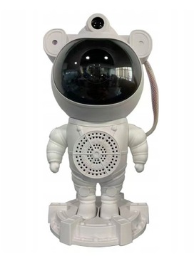 PROJEKTOR GWIAZD NIEBA RZUTNIK LED LAMPKA NOCNA ASTRONAUTA Z GŁOŚNIKIEM