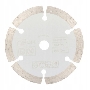 TARCZA DIAMENTOWA SEGMENTOWA 85*10MM Z DIAMENT