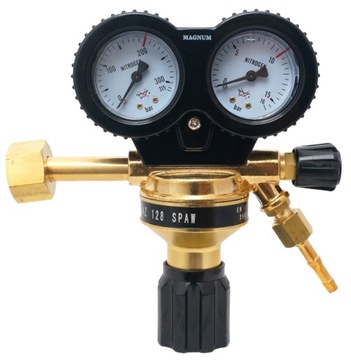 Азотный редуктор серии-128, 2 человека, 200 бар, 1/4 дюйма, 30 м3/ч, фи 6,3, Magnum