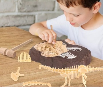 ДИПЛОДОК СВЕТЯЩИЙСЯ ДИНОЗАВР - РАСКОПКИ 3D игрушка