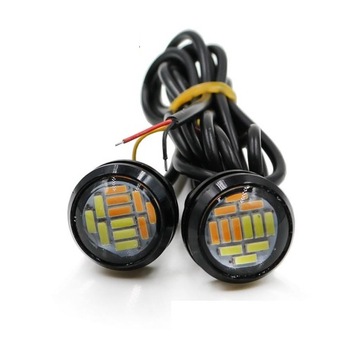 2в1 ДНЕВНЫЕ ОГНИ ДНЕВНЫЕ ОГНИ ПОВОРОТОВ 12 СВЕТОДИОДНЫХ КРУГЛЫХ