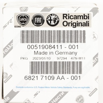 Fiat OE 51908411 czujnik ciśnienia spalin dpf