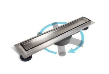Listwa spadkowa do szkła lewa 120 cm złota