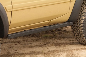 Боковые пороги Nissan Patrol Y61 97-04 короткие MorE4x4