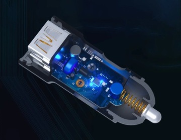 SZYBKA MOCNA ŁADOWARKA SAMOCHODOWA 2XUSB 3.4A