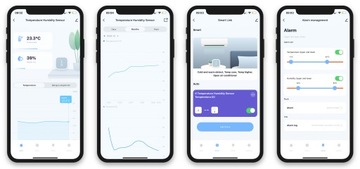 Датчик температуры и влажности ZigBee Tuya