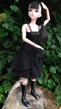 ПОДВИЖНАЯ КОЛЛЕКЦИОННАЯ КУКЛА АДДАМС СРЕДА 60 см доставка из Польши