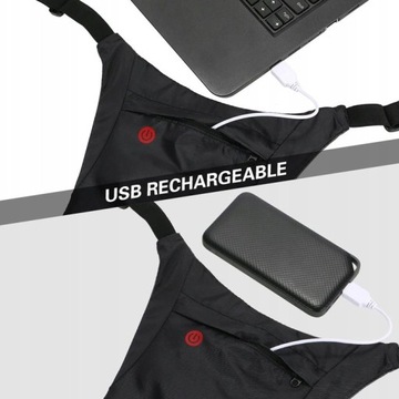 Светодиодный светоотражающий жилет для бега на велосипеде USB