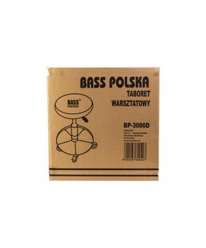 СТУЛ ДЛЯ МАСТЕРСКОЙ С ПОЛКОЙ СТУЛ СИДЕНЬЯ НА КОЛЕСАХ BASS POLSKA