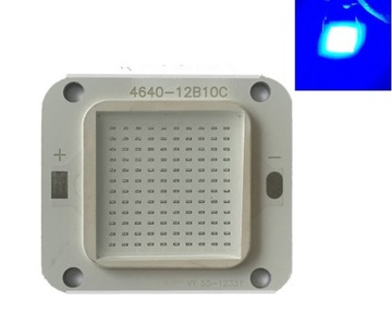 LED COB Niebieska 30/50W 25-32V + Pasta