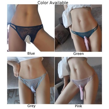 Sexy Men's Convex Pouch Underpants Sissy Panties M