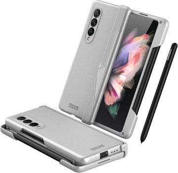 Чехол для Galaxy Z Fold 3, складной чехол с закаленной защитной пленкой для экрана
