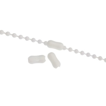 Łącznik łańcuszka do rolet zrywalny 3 mm biały