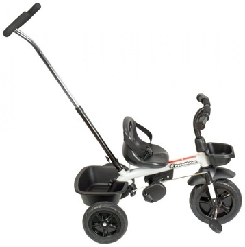 КОРЗИНА ДЛЯ ТРЕХКОЛЕСНОГО ВЕЛОСИПЕДА HyperMotion PUSH RIDE-RIDE РЕМНИ КОРЗИНА Tobi VECTOR Серый