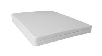 deska WC sedesowa WOLNOOPADAJĄCA PROSTOKĄTNA MATOWA KLOZETOWA DUROPLASTOWA