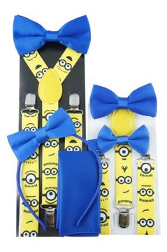 Детские подтяжки и галстук-бабочка на выбор MINIONS