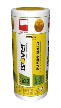 ISOVER шерсть 5см SUPER MAT (11,4м²) 0,033Вт/мК