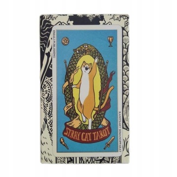 Tarot zabłąkanych kotów 12x7cm