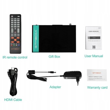 DVB-S, DVB-S2, DVB-T GT Media V8X тюнер