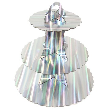 Кекс Патера Торт 3-этажные кексы Серебряная голограмма