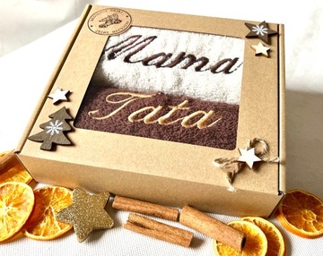 Практичный рождественский подарок: НАБОР полотенец с вышивкой.