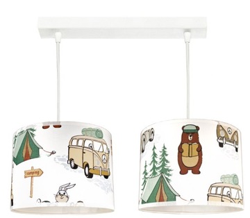 LAMPA SUFITOWA WISZĄCA ŻYRANDOL CAMP BOHO LED