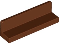 Lego 30413 panel łamany 1x4x1 brązowy 1 szt N