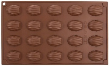 СИЛИКОНОВАЯ ФОРМА ДЛЯ ШОКОЛАДА PRRALINE ICE 29х17см Форма для ракушек OLDMAN