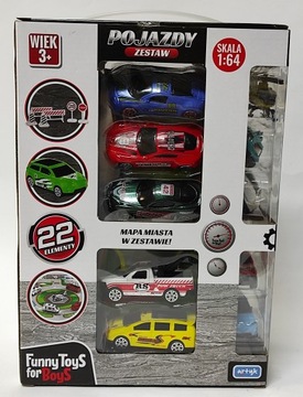 Zestaw pojazdów 1:64 22 elem. ARTYK