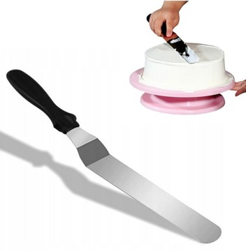 Szpatuła Łopatka Wygięta Do Kremu Brunbeste 37 CM