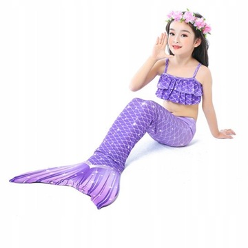 STRÓJ KĄPIELOWY OGON SYRENY ARIEL SYRENKA BIKINI