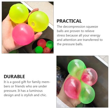 Светящиеся липкие настенные шарики Светящиеся шарики Сенсорные игрушки