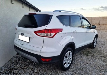 Ford Kuga II SUV 2.0 Duratorq TDCi 140KM 2013 Ford Kuga SLICZNA 2.0 TDCi Bogata Wersja ORYGINAL Zadbana 2013r WHITE 2.0, zdjęcie 3