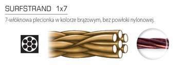 DRAGON CLASSIC SURFSTRAND RIG 25см 7кг 2 шт.