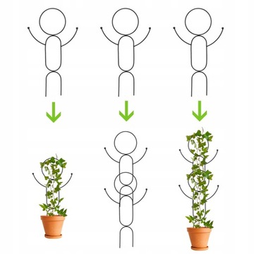 ПОДДЕРЖКА ПЕРГОЛЫ ДЛЯ ЦВЕТОВ КРУГ 42СМ