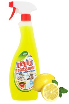 MEGLIO LEMON DEGREASE Спрей 750 мл НАБОР ИЗ 3 ШТ.