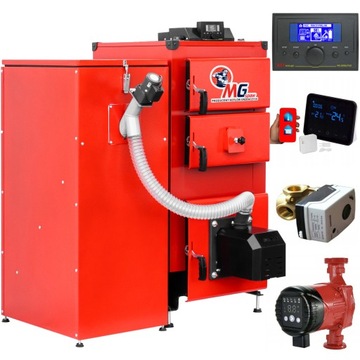 Piec CO na pellet drewno 5 klasy kocioł z podajnikiem 18 kw