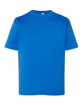 Koszulka dziecięca T-shirt niebieski w-f 122 JHK