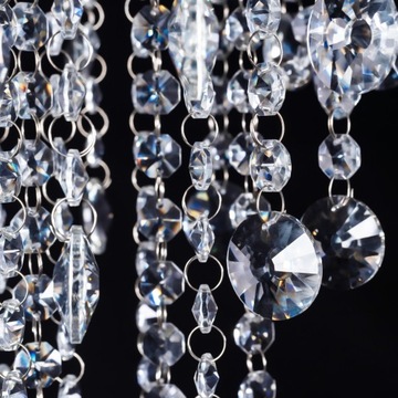 ПОДВЕСНОЙ ПОТОЛОЧНЫЙ СВЕТИЛЬНИК CRYSTAL GLAMOUR Chrome