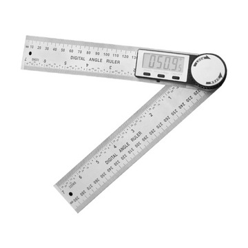 Цифровой транспортир 2 в 1, линейка гониометра, нержавеющая сталь