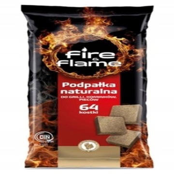 Podpałka naturalna Fire&Flame 32 kostki grill ognisko kominek