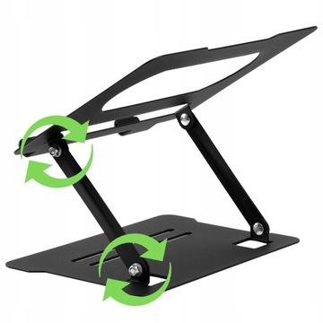 РЕГУЛИРУЕМАЯ МЕТАЛЛИЧЕСКАЯ ПОДСТАВКА ДЛЯ НОУТБУКА ПЛАНШЕТА ДО 17 ДЮЙМОВ НАСТОЛЬНАЯ ПОДСТАВКА