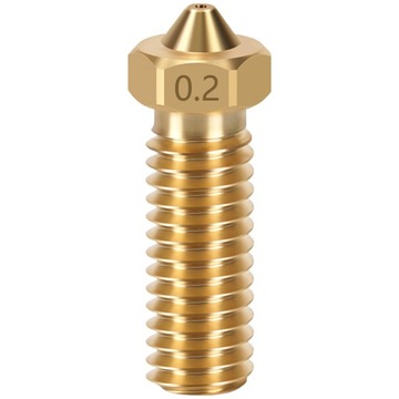 DYSZA V6 VOLCANO MOSIĘŻNA 0.2 mm 1.75mm M6 DRUK 3D