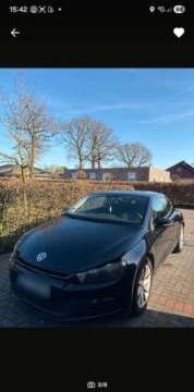 Volkswagen Scirocco III Coupe 1.4 TSI 160KM 2009 Volkswagen Scirocco BenzynkaserwisZarejestrowany w Polsce 1.4 Benzyna, zdjęcie 1