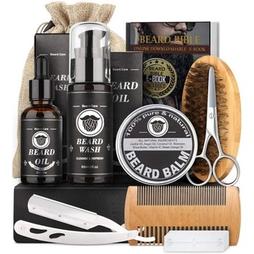 Beard Growth Kit Beard Hair Enhancer Growth Thickening Activator Serum